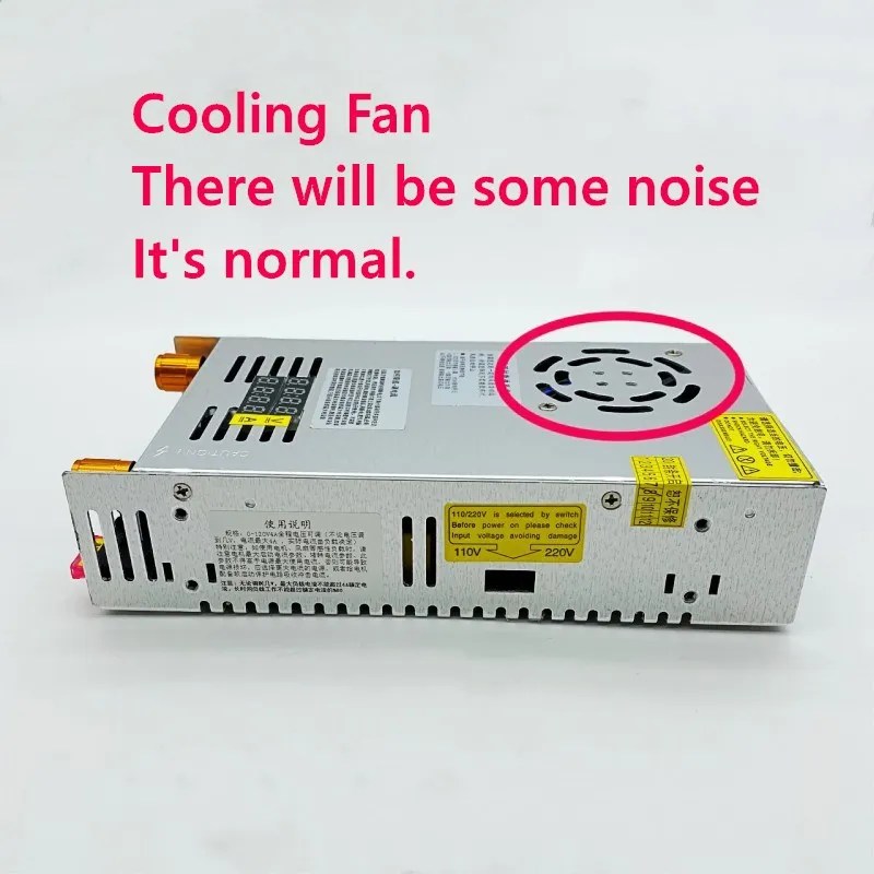 480W transformatörler AC 220V DC 5V 12V 24V ayarlanabilir anahtarlama güç kaynağı 36V 48V 60V 80V 120V 160V 220V ile dijital ekran V - Görsel 5