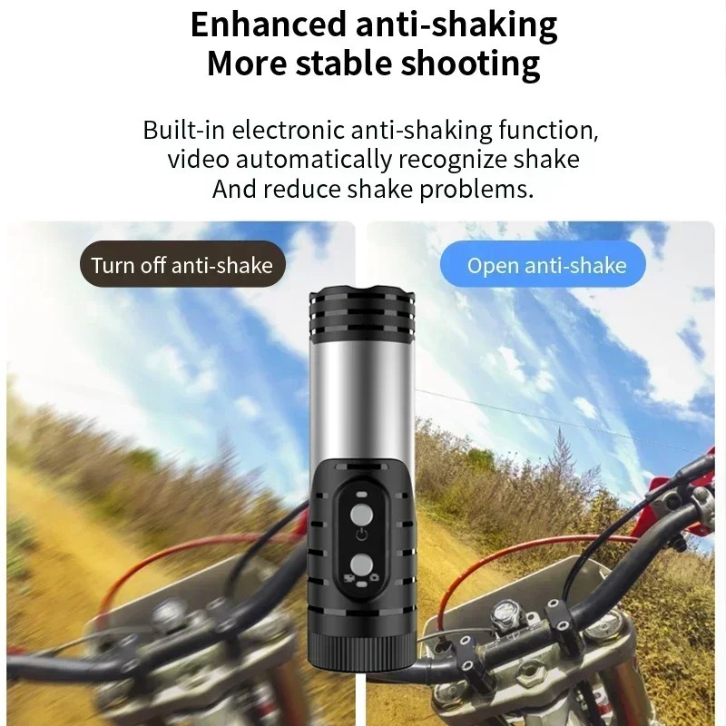 4K WIFI eylem kamera motosiklet bisiklet kask kamera açık su geçirmez spor kamerası eylem kam araba dvr'ı Video kaydedici Dash kamera - Görsel 4