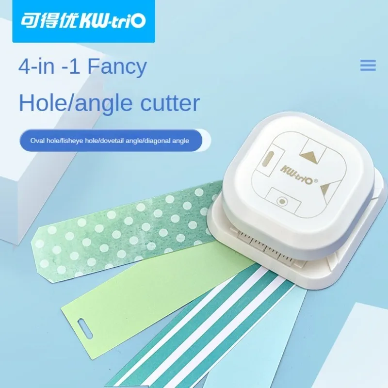 4in1 kağıt kesici etiketi yumruk köşe yuvarlama kesici kağıt etiket yumruk Scrapbooking kart için kendi başına yap kağıdı kart fotoğraf yapma malzemeleri
