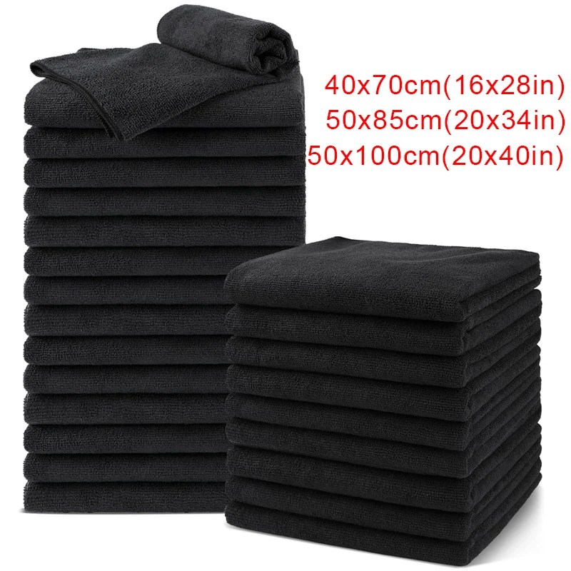 5/2 adet mikrofiber Salon havlu büyük Salon havlu Spa banyo saç kurutma havlu saç stilist için mikrofiber saç havlu