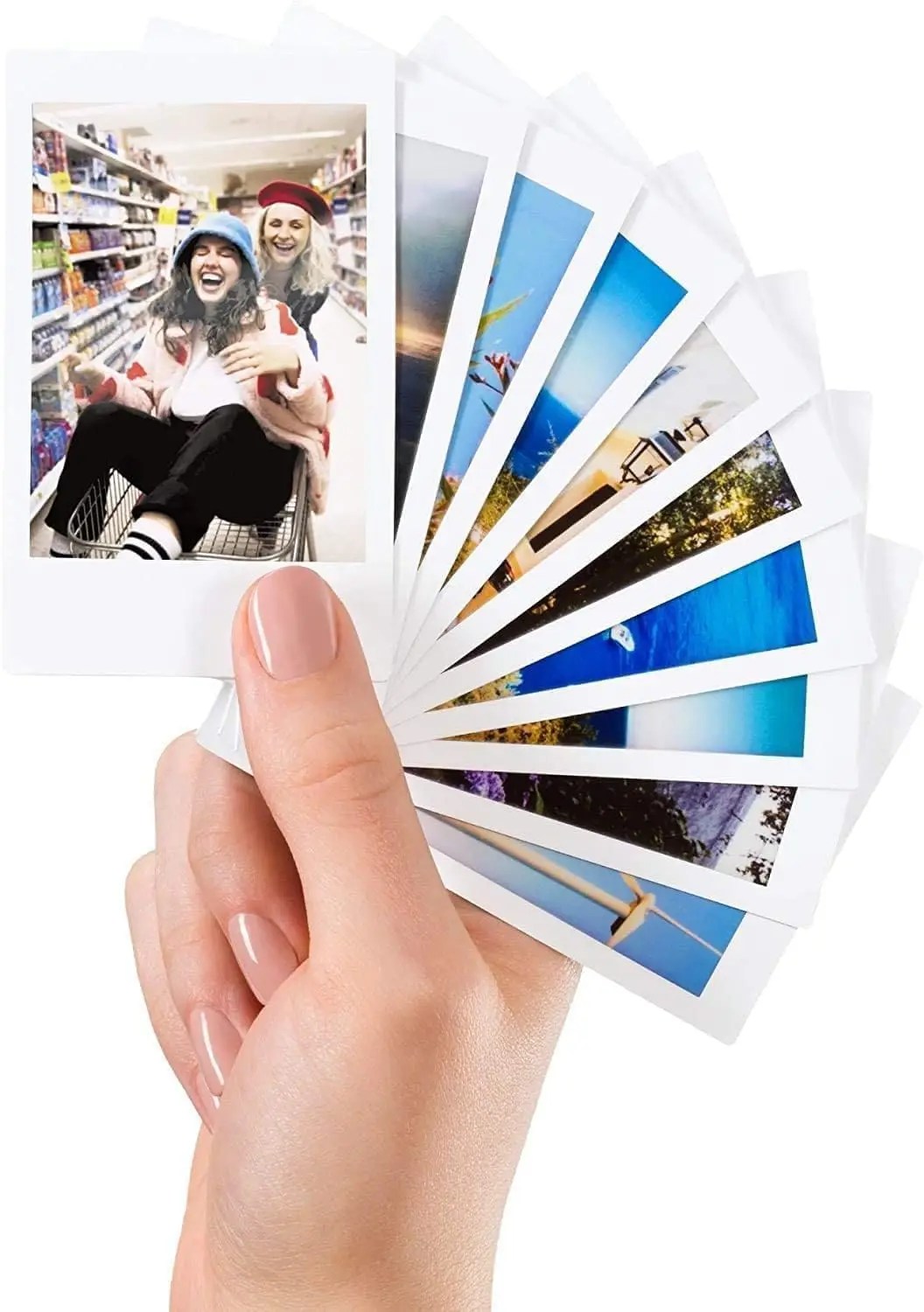 50/60 levhalar Fujifilm Instax Mini Film beyaz kenar Instax Mini 12 11 9 8 7s 70 90 SP-2 bağlantı LiPlay anında kamera filmi kağıt