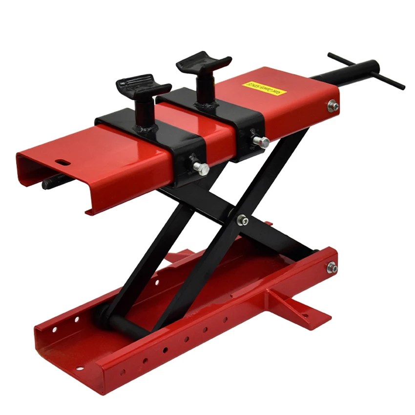 500KG makaslı kaldırma kriko kaldırma vinçleri motosiklet tamir standı merkezi makas Lift vinç atölye tezgahı kaldırma aracı (450*150mm)