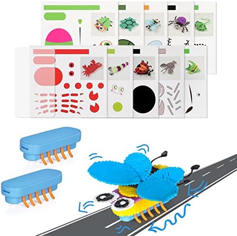 3D Pen Template Books Come with Walking Bugs, 10 Patterns Paper for 3D Pen, 3D Pen Drawing Stencils (3D Pen & Filaments are Not Included)