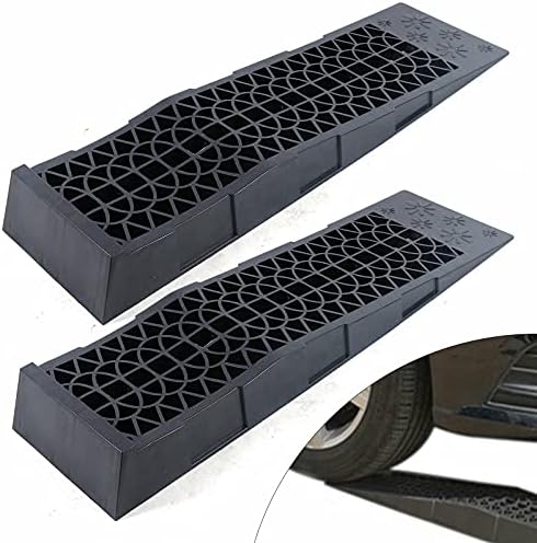2 parçalı otomobil çıkış rampası, plastik, araç rampası, yükleme rampası, 3 ton, 3000 kg