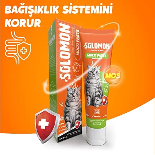 Solomon Multi Paste 100 Gr Kediler İçin Multivitamin Malt Macunu - Görsel 5