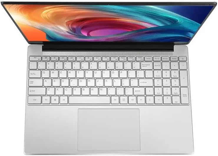 Laptop 15.6" for School and Business with Fast Quad Core Intel (2.7GHz), 8GB RAM, 128GB SSD Storage, Fingerprint, Backlit Keyboard, HDMI, Camera, Bluetooth, HD Speakers, Fast USB 3.0, Windows 11 Pro