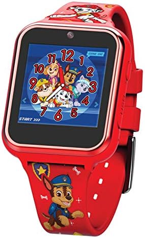 Accutime Paw Patrol Smart Watch with Camera for Kids and Toddlers - Interactive Smartwatch for Boys & Girls Featuring Games, Voice Recorder, Calculator, Pedometer, Alarm, Stopwatch, with USB Cable