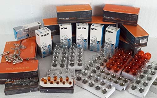 BLUETECH 260 adet ProfiMega SET Araç Aydınlatma Ampulü Otomobil Lambası Akkor Ampuller Longlife harika bir sürpriz ile