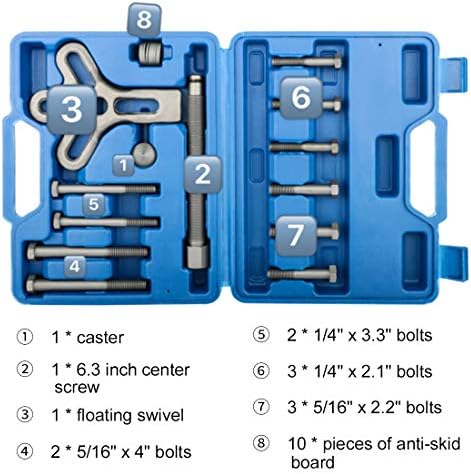 LUTIFIX Direksiyon Çekici, 13 Adet Uyumlu Dengeleyici Harmonik Balancer Gear Pulley Direksiyon Çektirme Kiti - Görsel 3