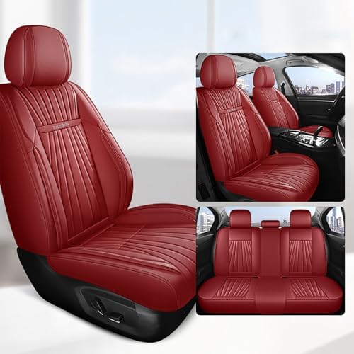 Eunncu Araç koltuk kılıfları komple set, evrensel, şık tasarım, ön koltuklar ve arka koltuk için koruyucu kılıflar, araç koltuk kılıfları, hava yastığı ile uyumlu, birinci sınıf, su geçirmez koltuk