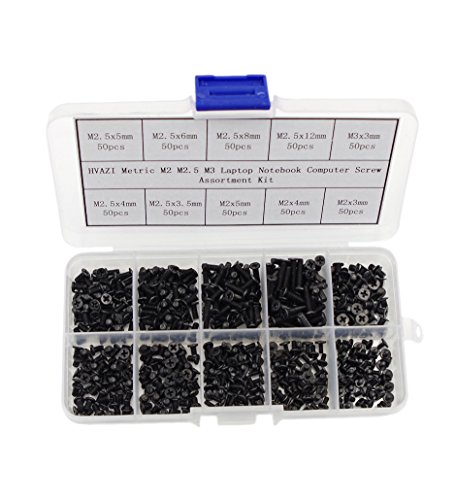 Metric M2 M2.5 M3 Laptop Notebook Computer Screw Assortment Kit