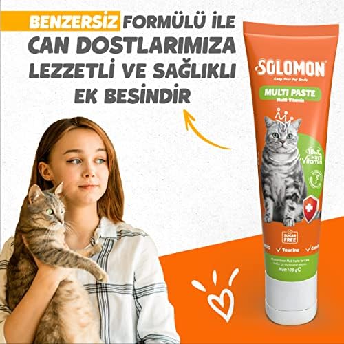 Solomon Multi Paste 100 Gr Kediler İçin Multivitamin Malt Macunu - Görsel 6