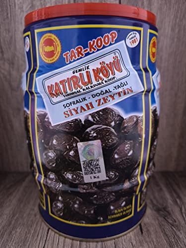 Gemlik Katırlı Köyü Kahvaltılık Siyah Zeytin 1 KG