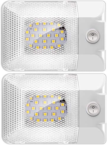 ShinePick LED iç aydınlatma, otomobil, otomobil iç mekan aydınlatması, DC 12 V 300 lm, RV tavan lambası, iç lamba, ON/Off şalterli, otomobil, karavan, kamyon, karavan, tekne için evrensel aydınlatma