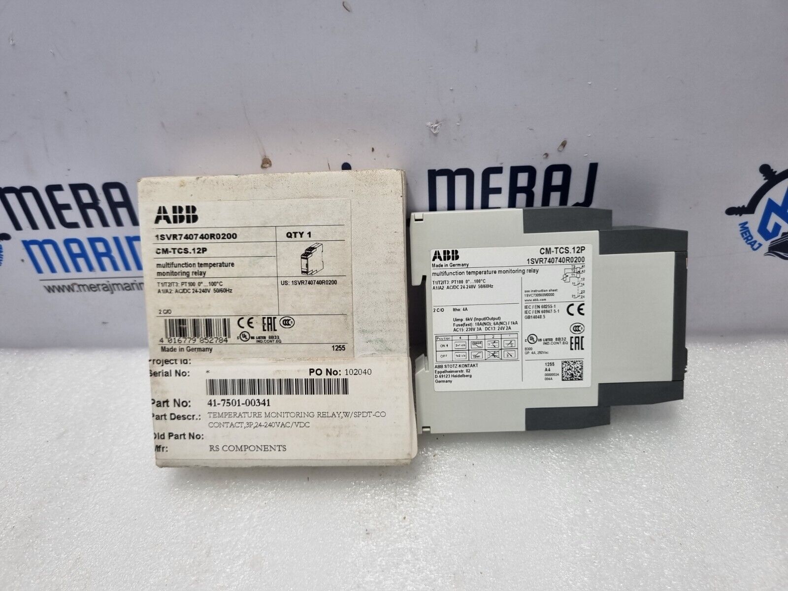 ABB CM-TCS.12P Multifunction Temperature Monitoring Relay 1SVR740740R0200