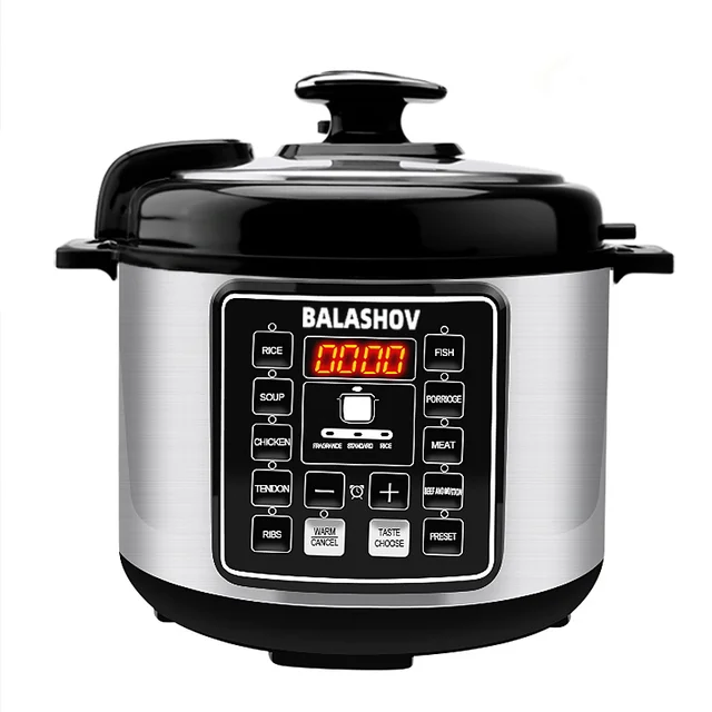 5L elektrikli fonksiyonlu düdüklü tencere Express Multicooker hızlı hazırlanan kap mutfak çorba pirinç ocak 220V için