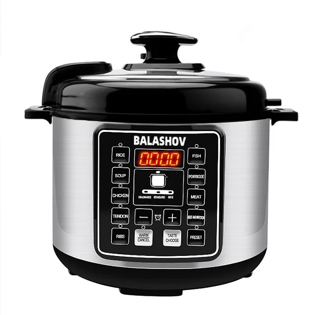 5L elektrikli fonksiyonlu düdüklü tencere Express Multicooker hızlı hazırlanan kap mutfak çorba pirinç ocak 220V için - Görsel 9