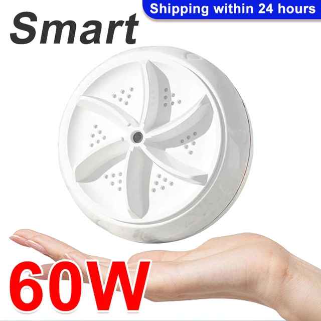 60W taşınabilir Turbo çamaşır makinesi yüksekliği güç Mini ultrasonik yıkama bebek giysileri iç çamaşırı çorap iş gezisi seyahat için USB
