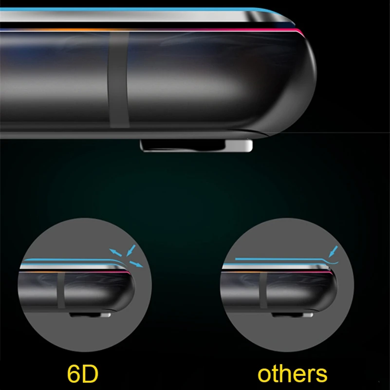 6D 9H temperli cam iPhone 15 için Pro Max 14 artı 13 12 11 XR XS X 7 8 6 iphone15 iphone14 3D koruyucu Film ekran koruyucu