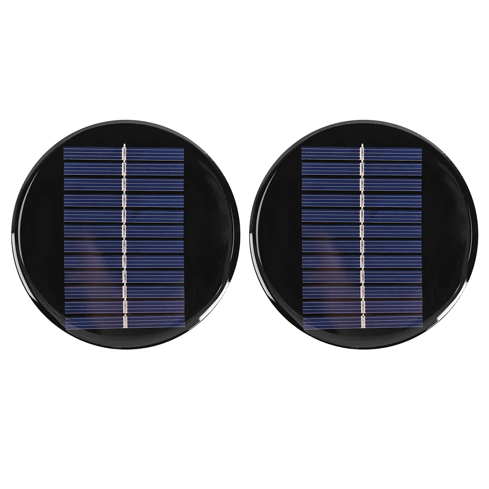 6V 0.8W epoksi Polysilicon GÜNEŞ PANELI 24 güneş pilleri 100mm çap (2 adet)