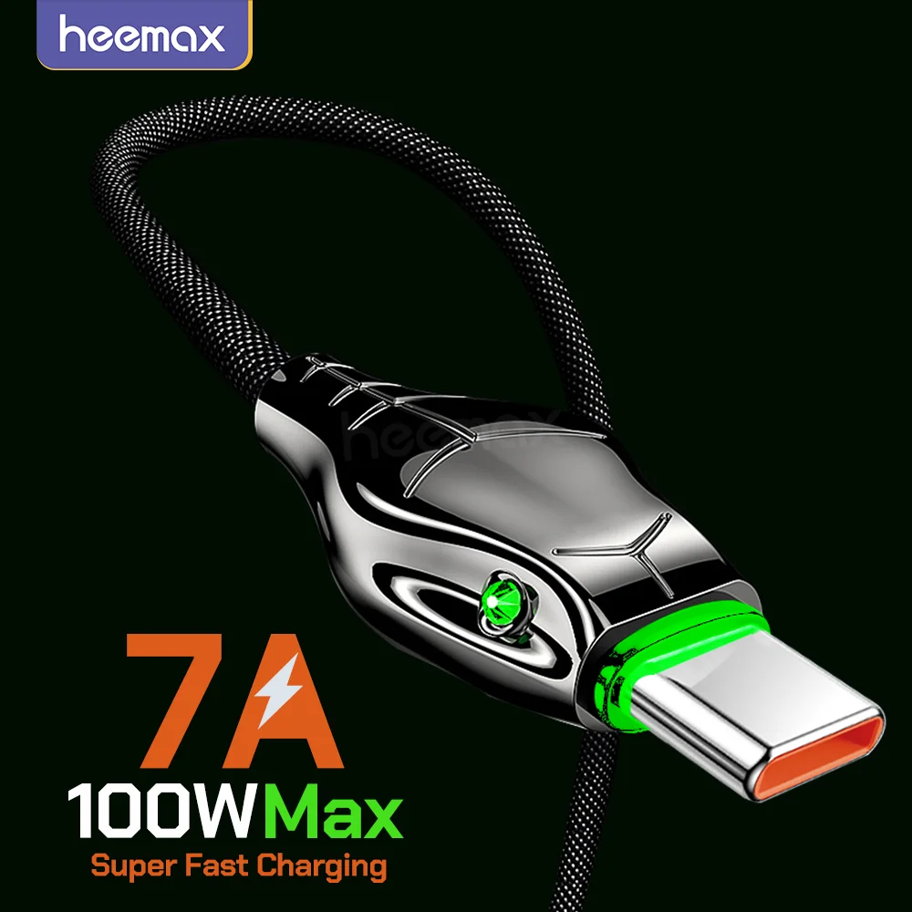 7A USB tipi C kablo 66W Huawei P40 Pro100W için onur 50Pro hızlı şarj kablosu USB-C şarj kablosu Samsung S22 Xiaomi OPPO