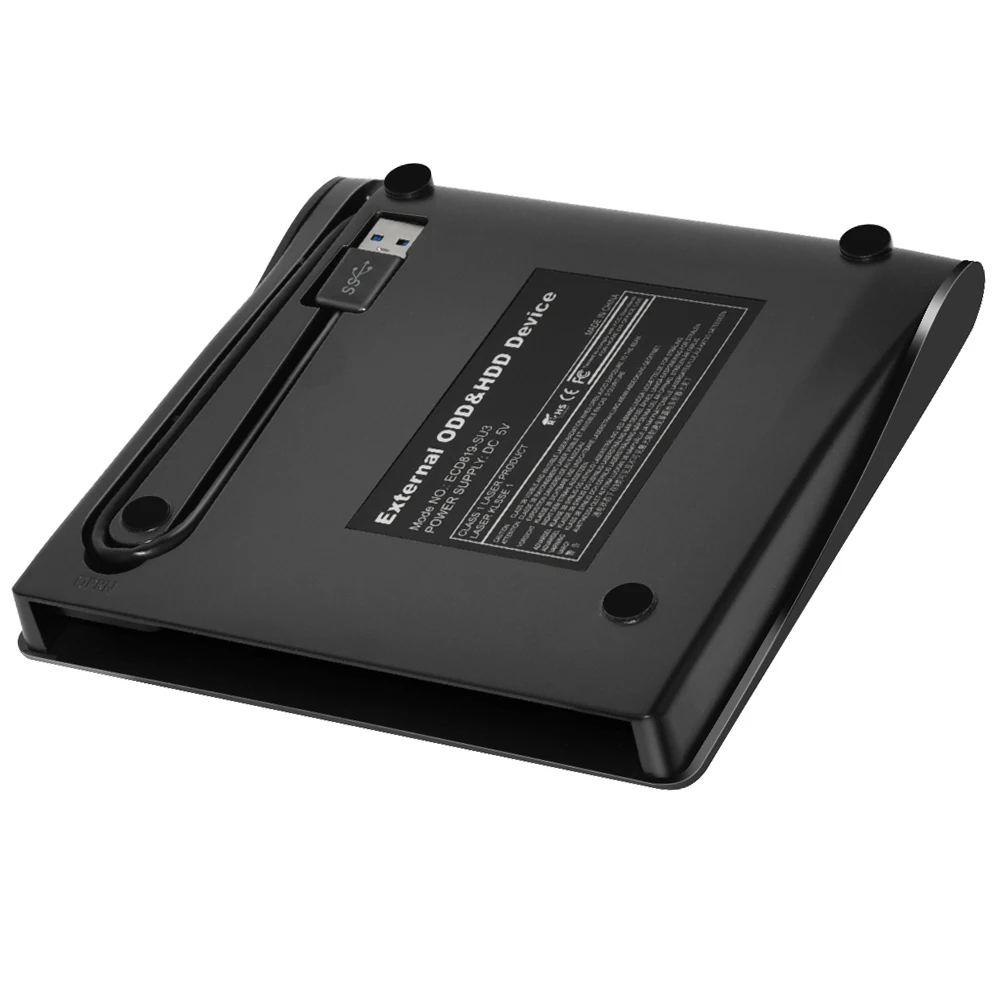 9.0/9.5/12.7mm harici optik Disk sürücüsü kasa kutusu USB 3.0 SATA yüksek hızlı Macbook Windows PC Laptop Blu-ray CD/DVD-ROM