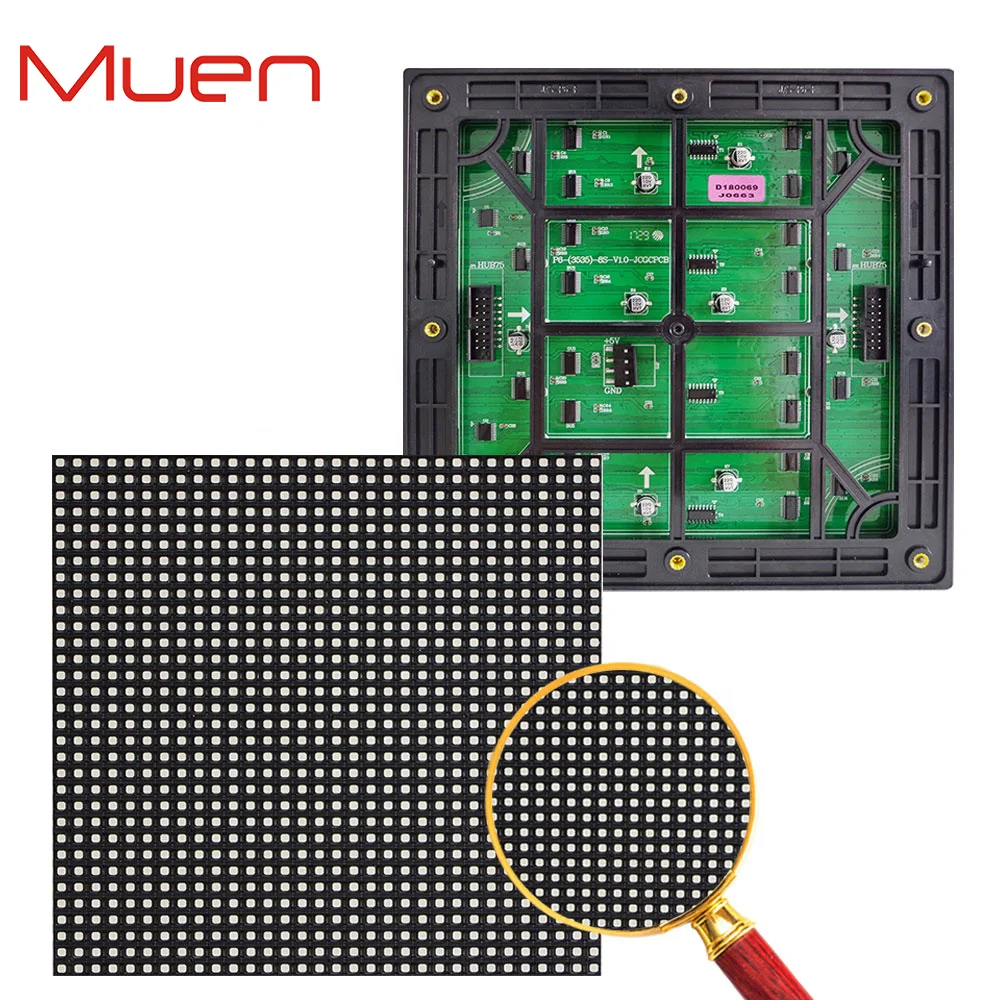 Açık P3 RGB ekran modülü led reklam panosu 191X192mm 16s modülü