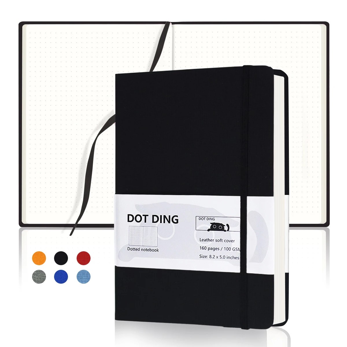 A5 noktalı dizüstü bez ciltli 100 GSM kağıt planlayıcısı günlüğü not defteri dergisi öğrenciler gündem kırtasiye ofis okul malzemeleri