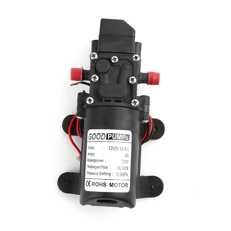 Akıllı tip için 12V 72W yüksek basınçlı mikro diyaframlı su pompası otomatik