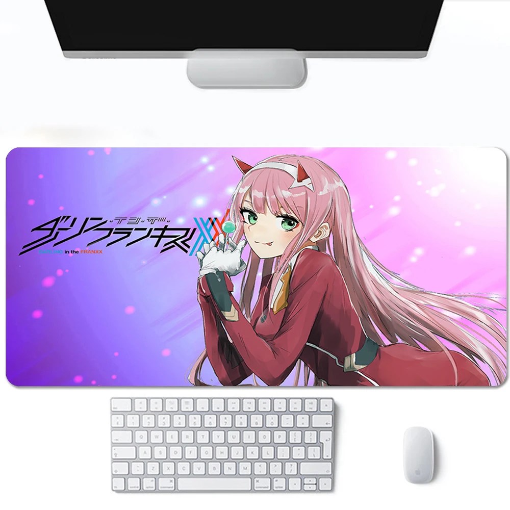 Anime sevgilim FRANXX içinde masa Mat Kawaii Mouse Pad oyun Mousepad halı oyun bilgisayarı klavye aksesuarları Mausepad Diy