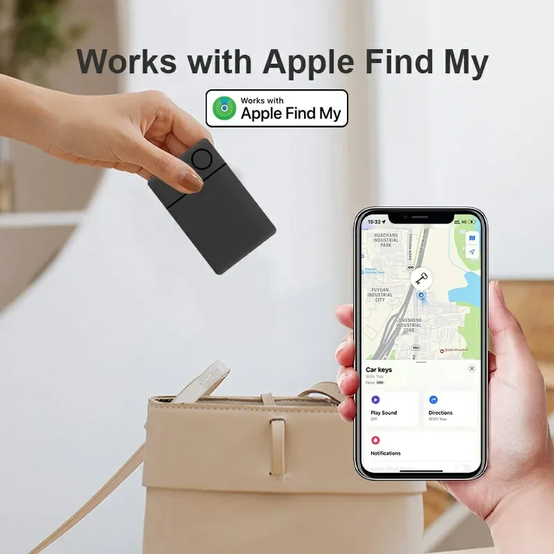 Apple Airtags için akıllı etiket benim apple bulmak için Tuya Anti kayıp öğe bulucu bagaj bavul anahtar bulucu Bluetooth izci GPS