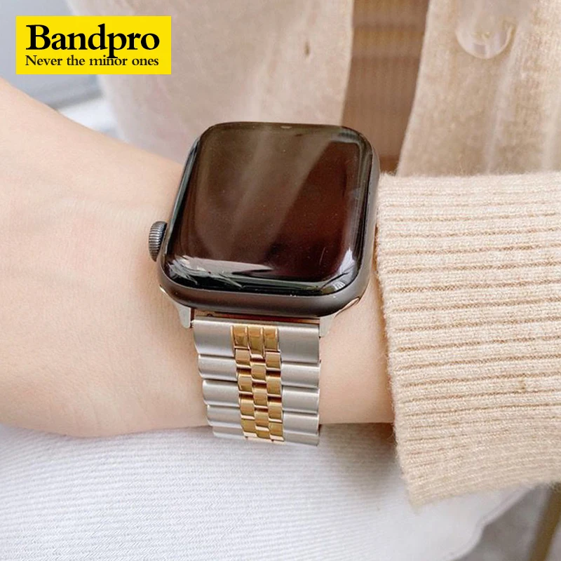 Apple için paslanmaz çelik kayış izle Ultra bant 49mm 40mm 44mm 38mm 42mm 45mm 41mm Metal bilezik için IWatch serisi 8 7 6 SE 5