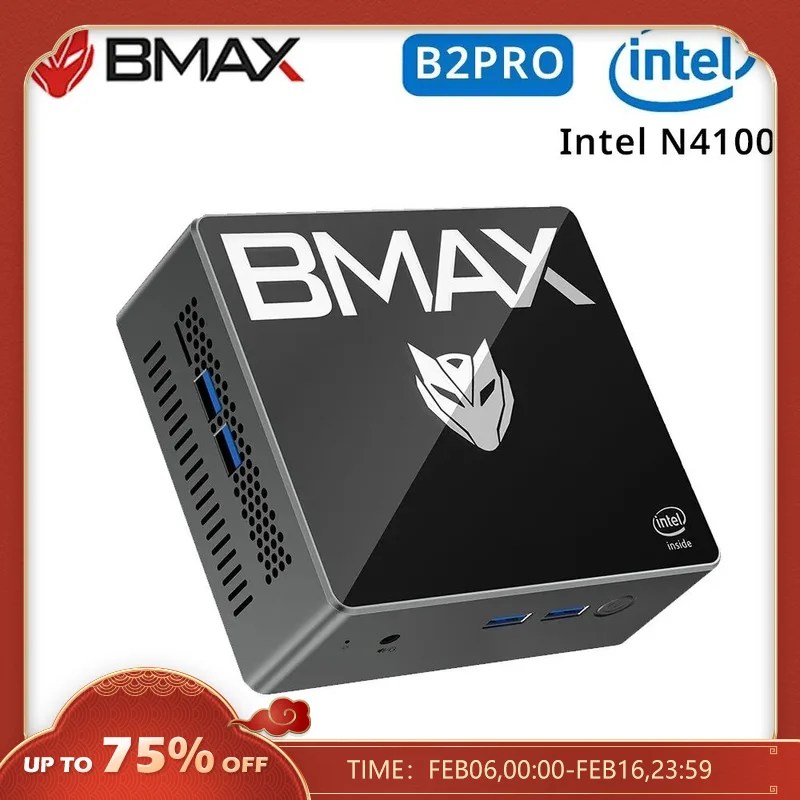 BMAX B2 Pro Mini PC Windows 11 PRO OS PC hepsi bir arada HDMI Intel n8 8GB RAM 256GB SSD Intel UHD grafik 600 1000Mbps Ethernet