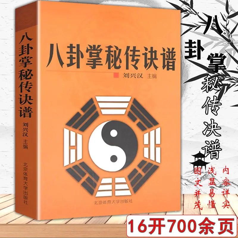 Baguazhang gizli tarifi puanı geleneksel dövüş sanatları kitabı Baguazhang Tai Chi spektrum tanıtım dövüş sanatları kitapları