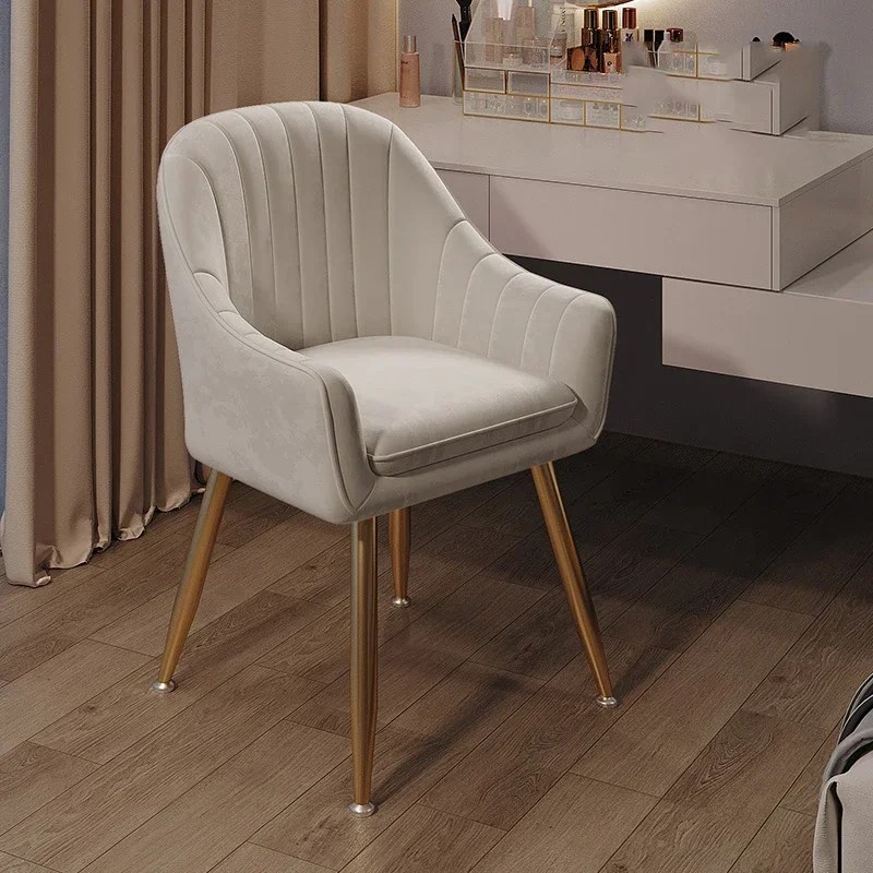 Balkon kol yemek sandalyeleri PU deri düğün mutfak Nordic yemek sandalyeleri Vanity restoran Silla Comedor ev mobilya BL50DC