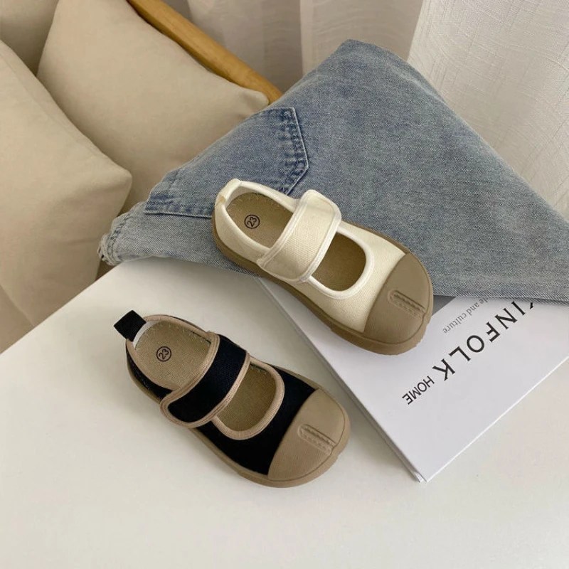 Bebek erkek kız kanvas ayakkabılar ilkbahar sonbahar çocuklar ayakkabı rahat yürümeye başlayan Sneakers