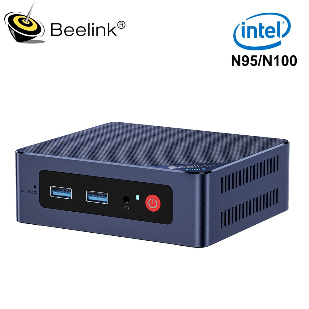 Beelink Mini S Intel 11th Gen 95 95 Mini S12 Pro N95 N100 8GB 256GB 16G 500G 1000M WiFi5 masaüstü oyun PC bilgisayar VS U59 Pro