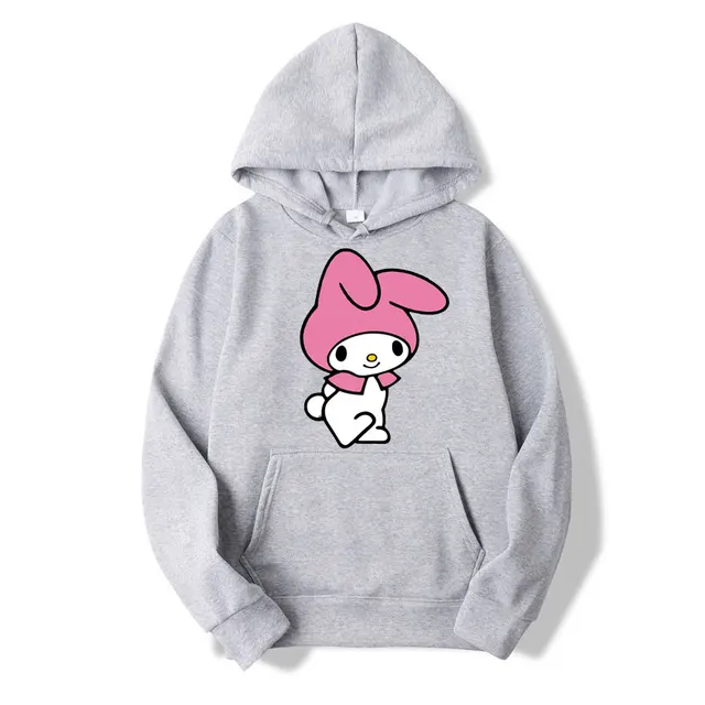 Benim melodi karikatür Anime kadın kazak üstleri bahar sonbahar erkekler Hoodie 2024 yeni moda pembe spor çift kazak giysileri