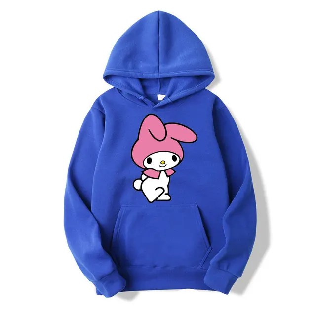 Benim melodi karikatür Anime kadın kazak üstleri bahar sonbahar erkekler Hoodie 2024 yeni moda pembe spor çift kazak giysileri - Görsel 11