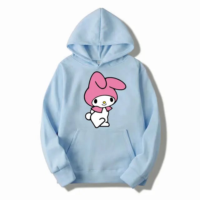 Benim melodi karikatür Anime kadın kazak üstleri bahar sonbahar erkekler Hoodie 2024 yeni moda pembe spor çift kazak giysileri - Görsel 16