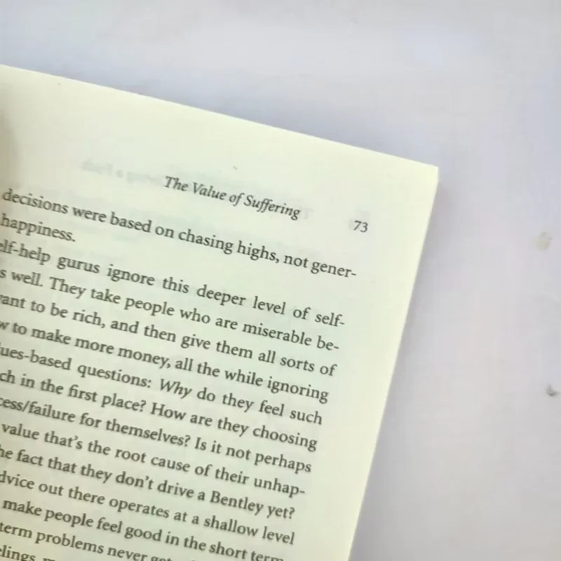Bir F * C/Reshape mutluluk vermeme ince sanat/Mark Manson kendini yönetim stres kabartma kitabı tarafından istediğiniz gibi yaşamak nasıl - Görsel 4