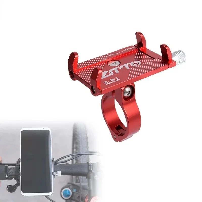 Bisiklet Scooter alüminyum alaşım cep telefon tutucu dağ bisikleti dirsek cep telefonu standı bisiklet aksesuarları araba telefon tutucu