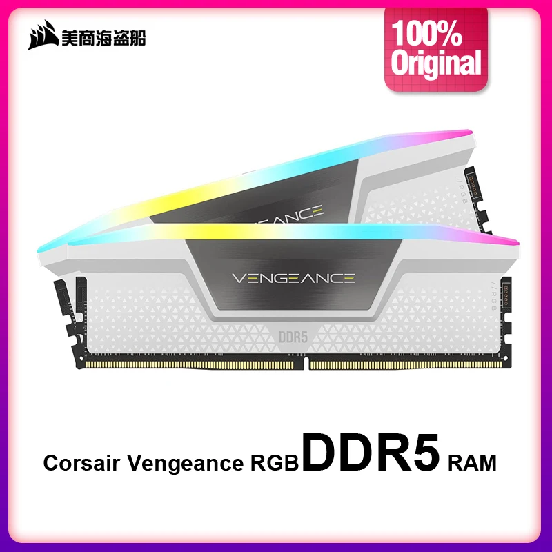 CORSAIR Vengeance Vengeance RGB 16G 32G 5600 6000 6400 7000 7200MHz 288-Pin PC RAM Intel XMP 3.0 masaüstü bellek