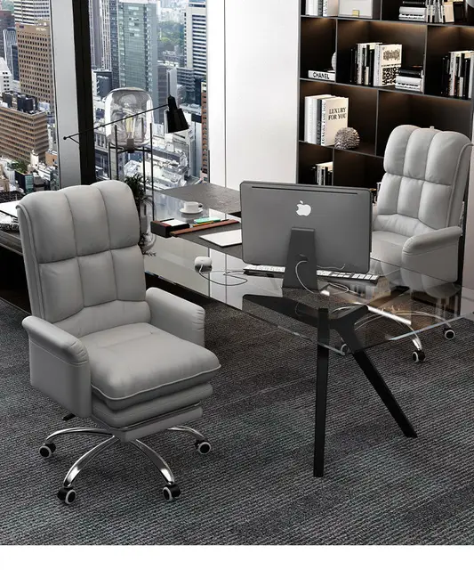 Döner ofis koltuğu geri rahat destek rulosu bilgisayar eğlence yönetici taban kol sandalyeler tasarım chaergonomic ergonomik mobilya