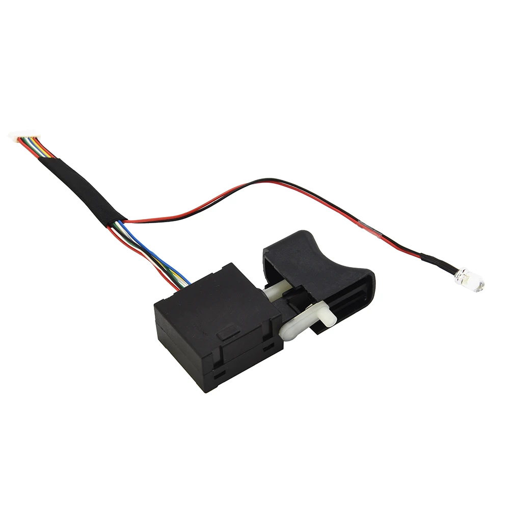 DC 7.2 V-24 V 16A elektrikli matkap kontrol anahtarı akülü tetik anahtarı için küçük ışık ile elektrikli güç araçları matkap anahtarı