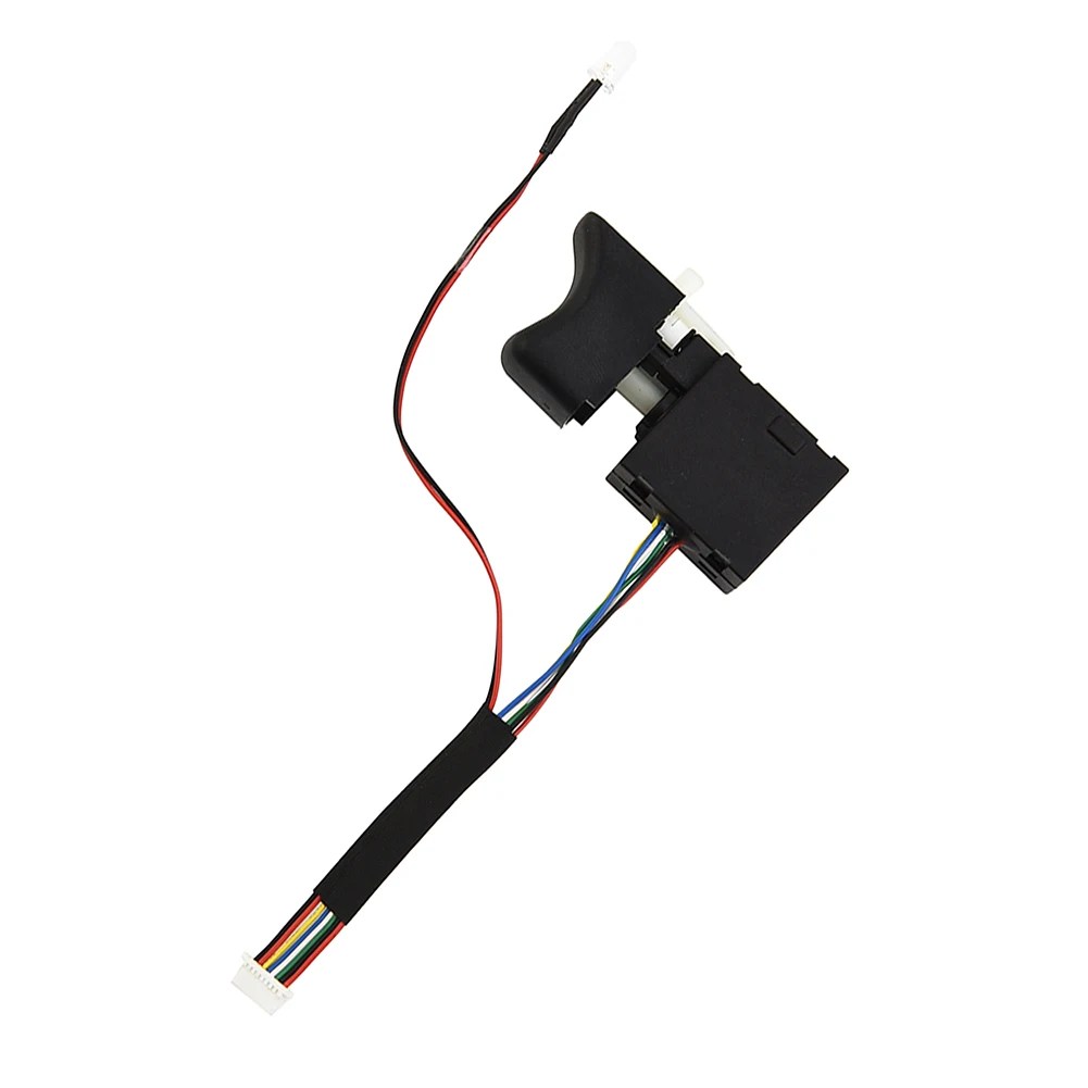 DC 7.2 V-24 V 16A elektrikli matkap kontrol anahtarı akülü tetik anahtarı için küçük ışık ile elektrikli güç araçları matkap anahtarı - Görsel 5