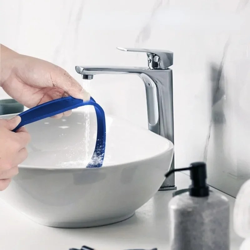 DIY saç kırpma şablon saç kesimi bant nefes kavisli silikon ev saç kırpma kılavuzu erkekler için - Görsel 4