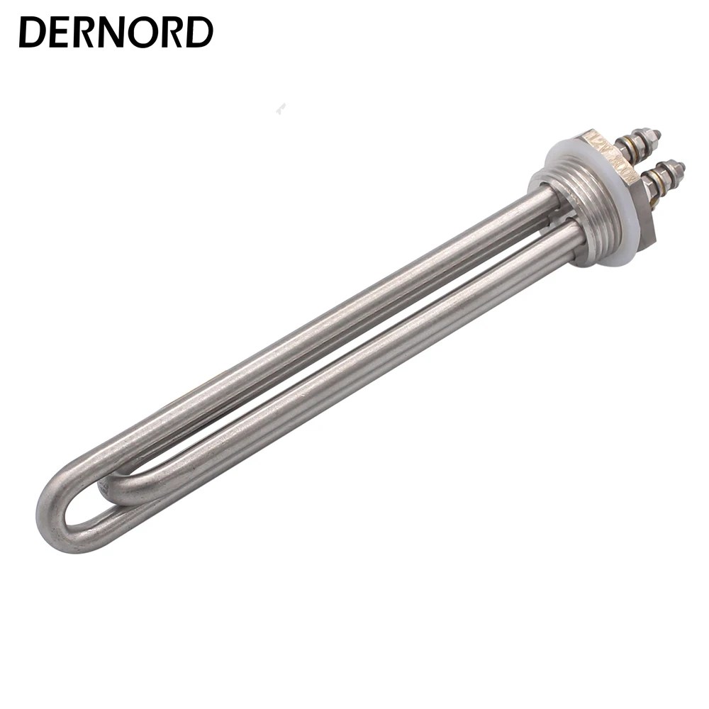 DN25 daldırma tübüler elektrikli ısıtıcı 12V 24V 36V 48V 300W 600W 900W 1200W 1500W 304SS güneş DC 1 inç su ısıtma elemanı