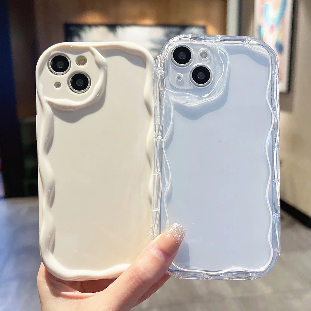 Dalga düz renk telefon kılıfı Samsumg S24 Ultra durumda A54 5g A34 A53 A13 A14 sama24 A25 A35 aa05 S22 S23 Ultra S21 FE kapak - Görsel 4