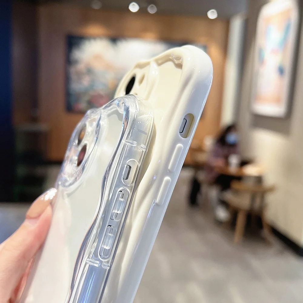 Dalga düz renk telefon kılıfı Samsumg S24 Ultra durumda A54 5g A34 A53 A13 A14 sama24 A25 A35 aa05 S22 S23 Ultra S21 FE kapak